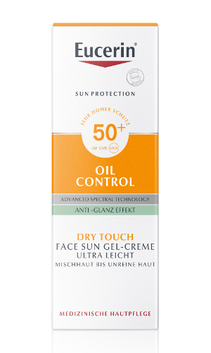EUCERIN Sun Gel-Creme Oil Contr.Anti-Gl.Eff.LSF50+